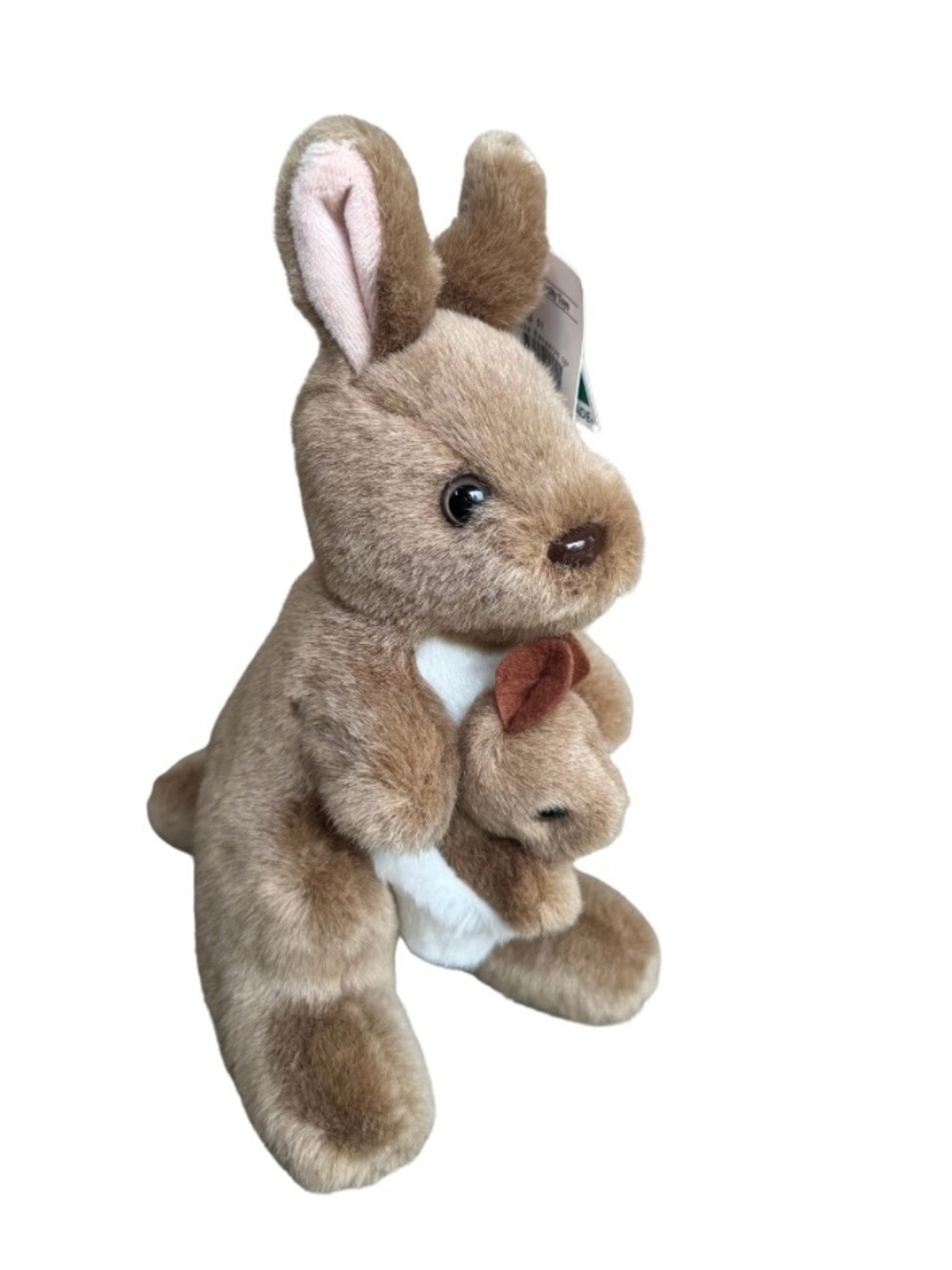 Aussie Bush Toys VTG Australian Kangaroo with Joey Soft Pet Plush 💜BOGO